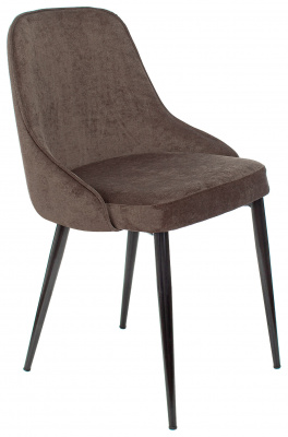 Стул для кухни Бюрократ KF-5 коричневый Light 10 металл черный на ножках (KF-5/LT10)