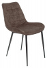 Стул для дома Бюрократ KF-6 коричневый Light 10 металл черный на ножках (KF-6/LT10)