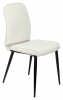 Стул для кухни Бюрократ KF-3 молочный Velvet 20 металл черный на ножках (KF-3/VELV20)