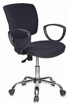 Кресло Бюрократ Ch-626AXSL черный 3C11 крестов. металл хром