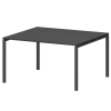 Стол переговорный на металлокаркасе Смарт СМСП-П-18.123.Пр25 Графит/Антрацит (1800x1236x750)