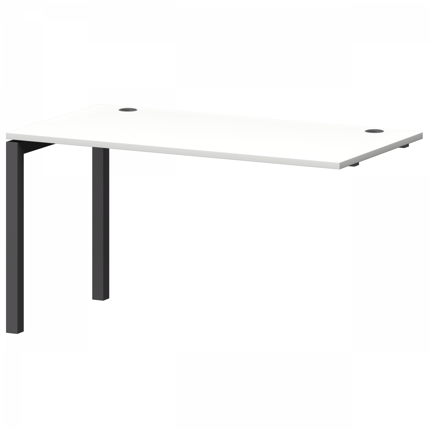 Модуль линейный на металлокаркасе Смарт СМС25-П-16К.73Э.Пр50 Белый/Антрацит (1600x730x750)