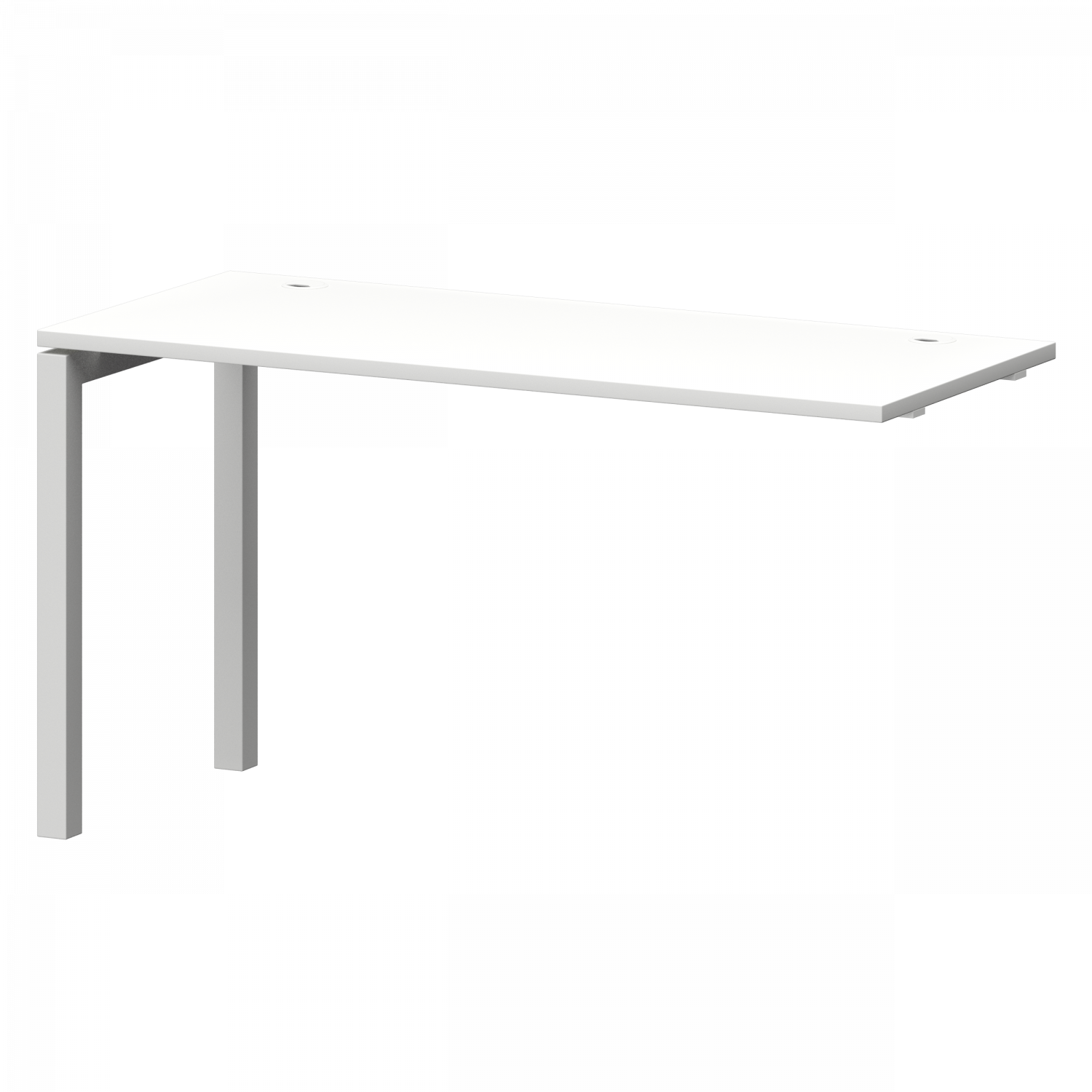 Модуль линейный на металлокаркасе Смарт СМС25-П-14К.60Э.Пр50 Белый/Белый (1400x600x750)