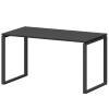 Стол на металлокаркасе Смарт СМС25-О-10К.73.Пр25 Графит/Антрацит (1000x730x750)