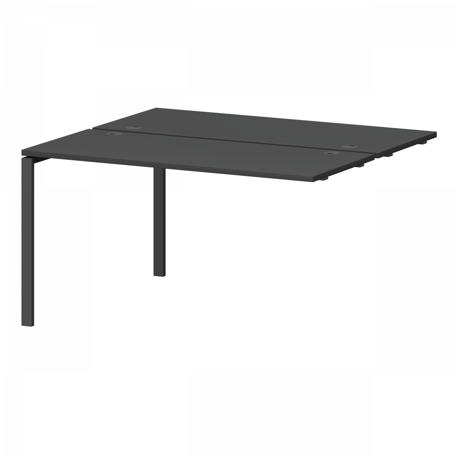 Модуль двойной универсальный на металлокаркасе Смарт СМС2-П-16К.120Э.Пр25 Графит/Антрацит (1600x1236x750)