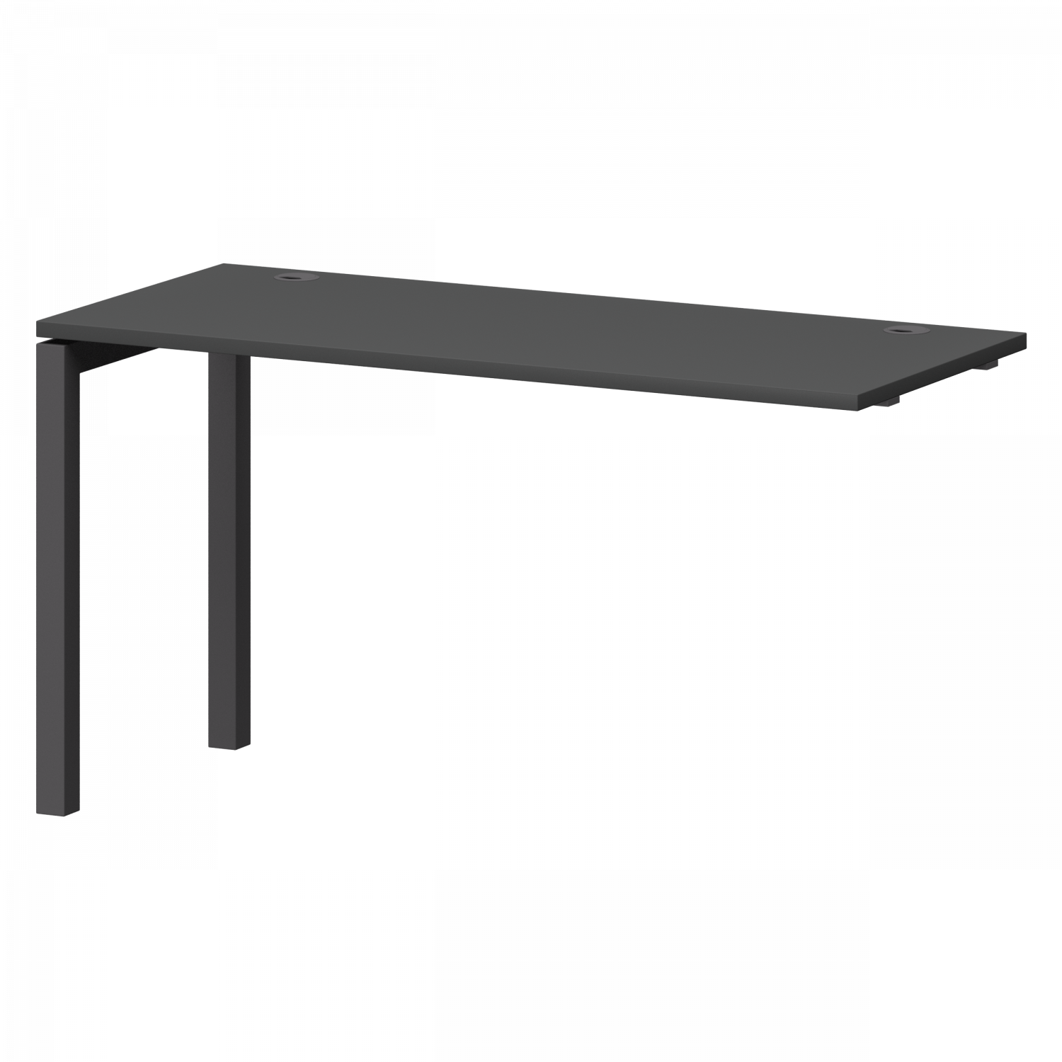 Модуль линейный на металлокаркасе Смарт СМС25-П-14К.60Э.Пр50 Графит/Антрацит (1400x600x750)