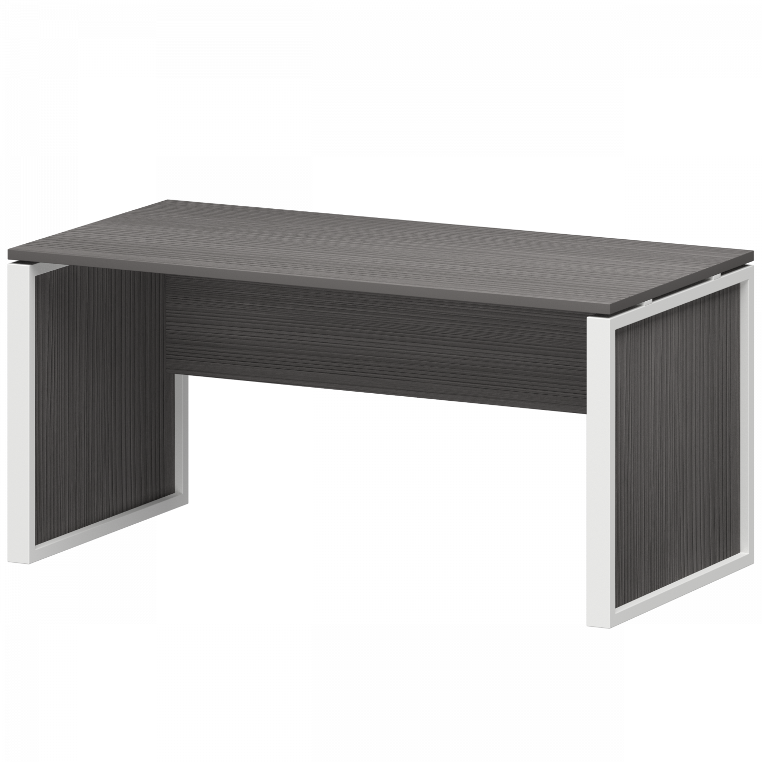 Стол руководителя Аргентум-М НТМ-160 Лиственница/Белый (1600x800x750)