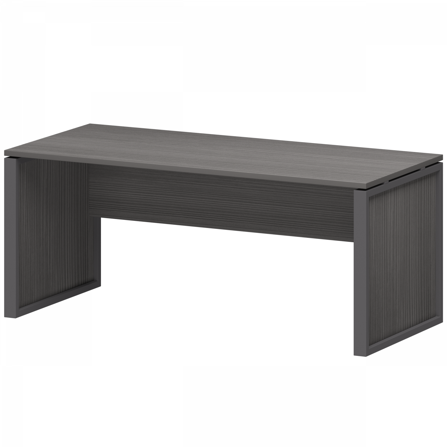 Стол руководителя Аргентум-М НТМ-180 Лиственница/Антрацит (1800x800x750)