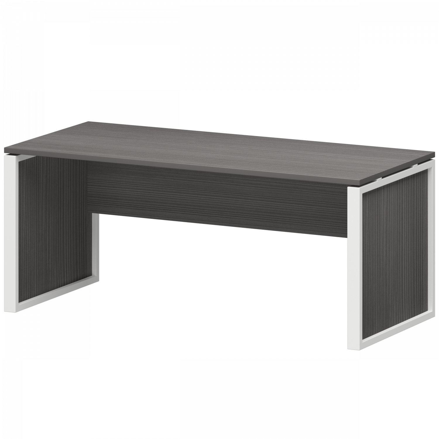 Стол руководителя Аргентум-М НТМ-180 Лиственница/Белый (1800x800x750)