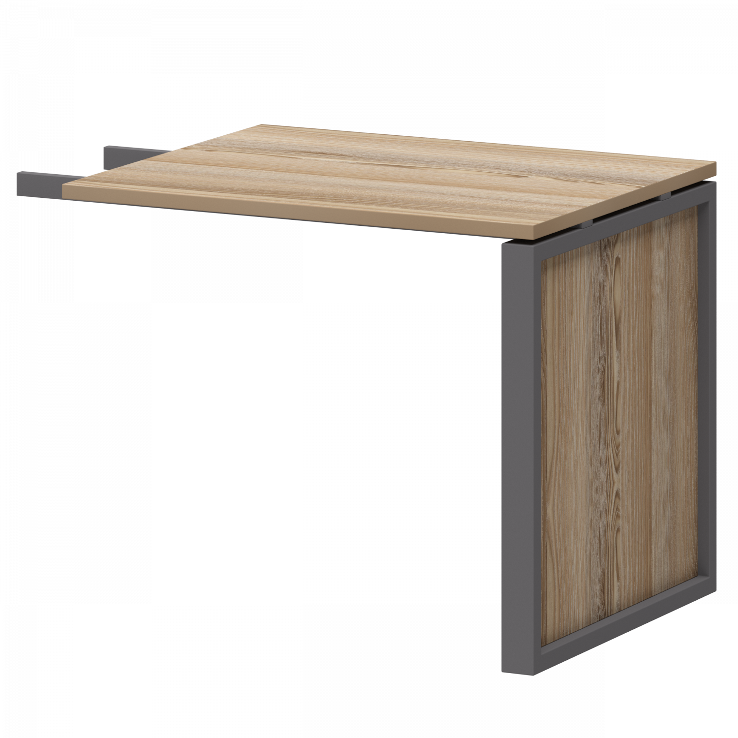 Конференц-приставка Аргентум-М НТМ-709 Дуб сафари/Антрацит (900x730x750)