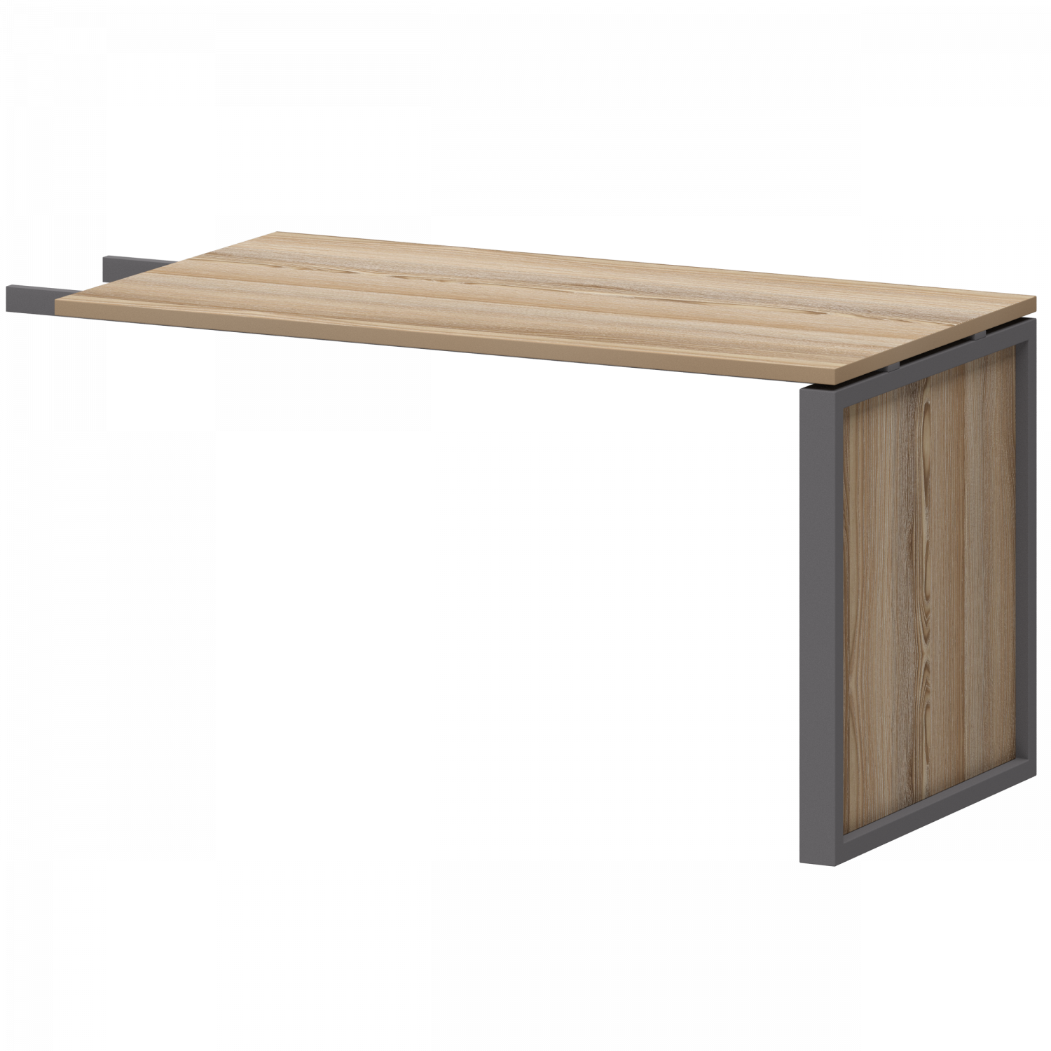 Конференц-приставка Аргентум-М НТМ-735 Дуб сафари/Антрацит (1350x730x750)