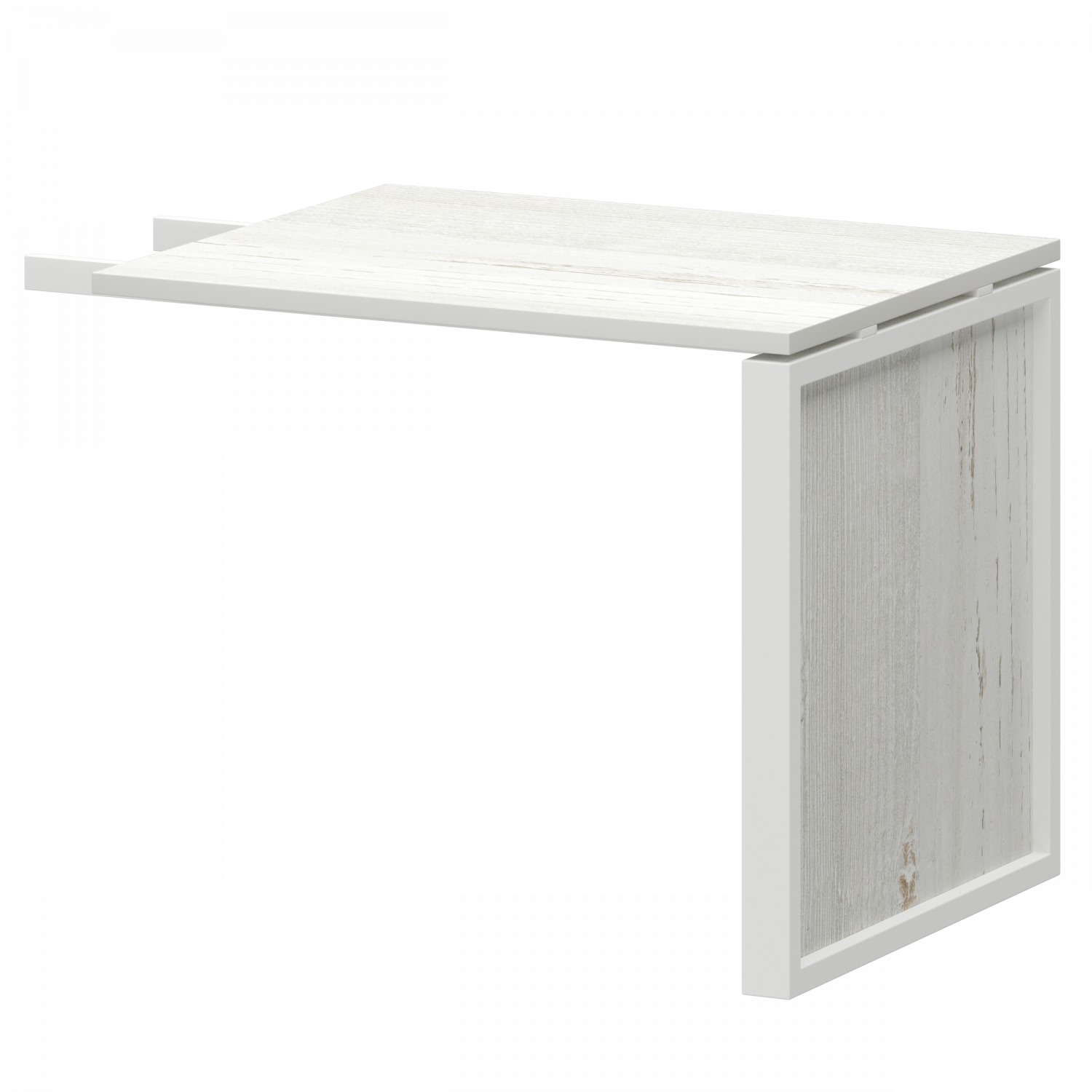 Конференц-приставка Аргентум-М НТМ-709 Сосна винтер/Белый (900x730x750)