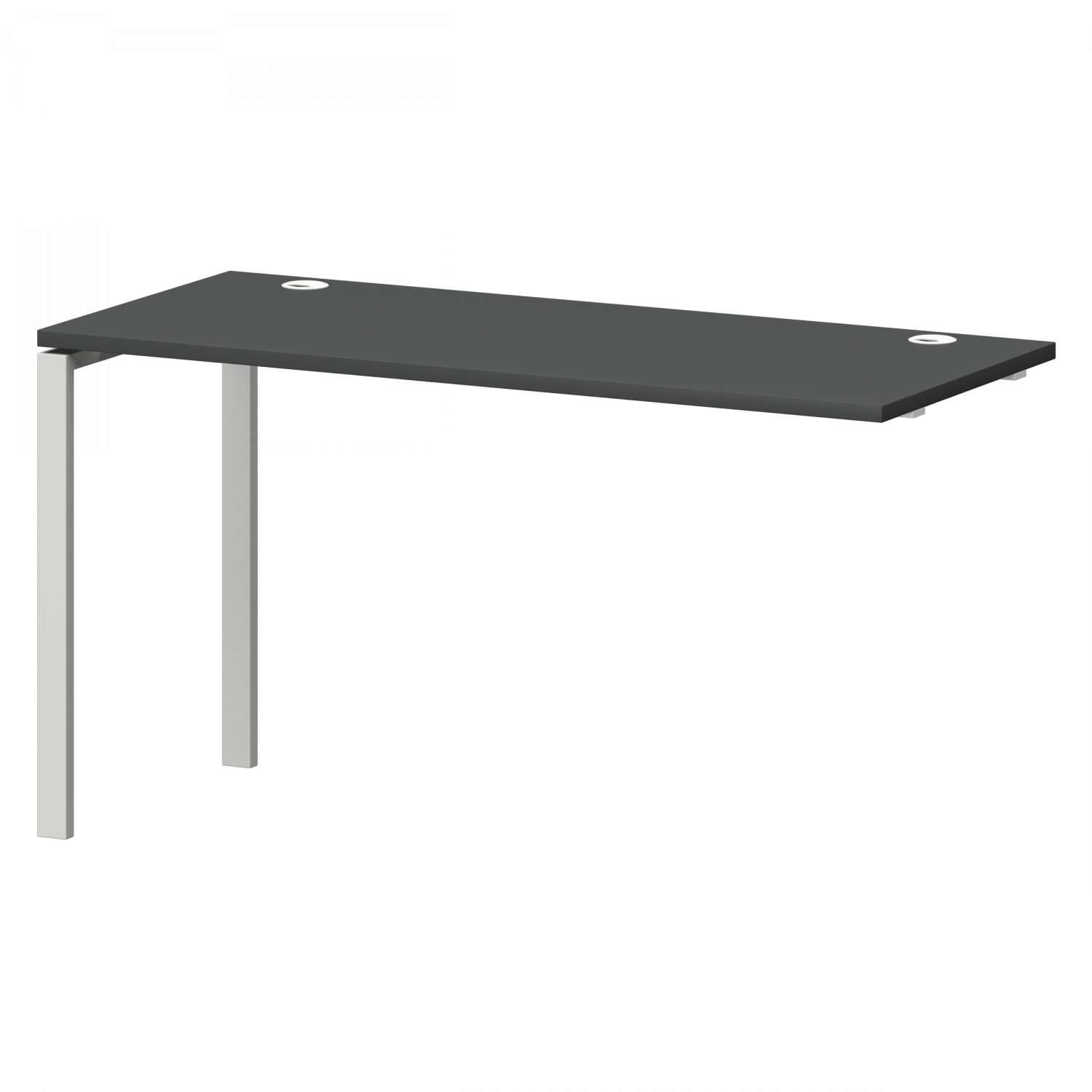 Модуль линейный на металлокаркасе Смарт СМС25-П-16К.60Э.Пр25 Графит/Белый (1600x600x750)