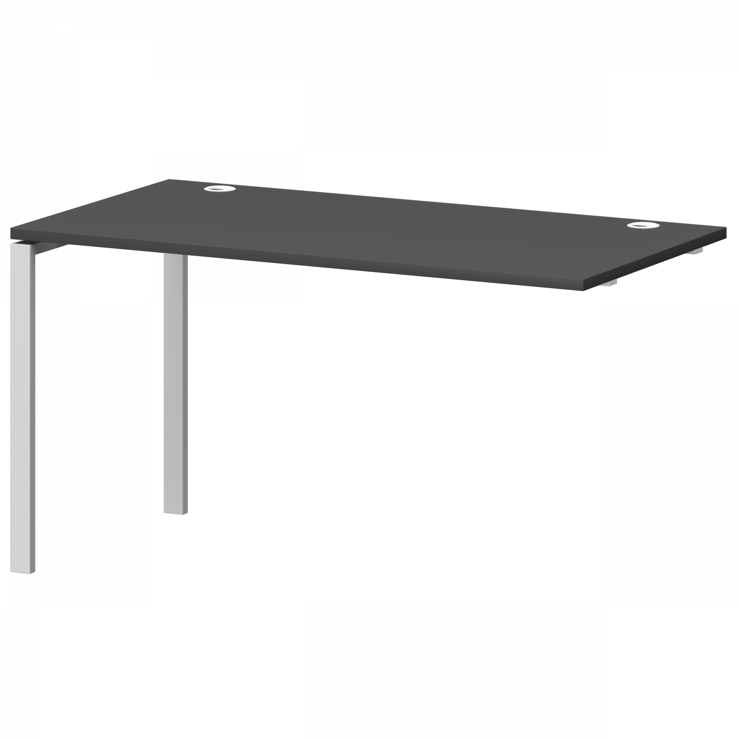 Модуль линейный на металлокаркасе Смарт СМС25-П-18К.73Э.Пр25 Графит/Белый (1800x730x750)