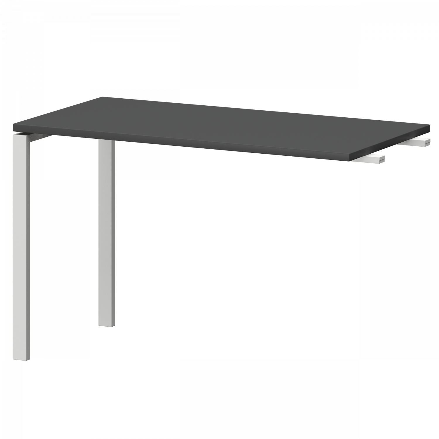 Бриф-приставка Смарт СМБ25-П-12.Пр25 Графит/Белый (1200x600x750)