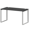 Стол на металлокаркасе Смарт СМС25-О-12К.73.Пр25 Графит/Белый (1200x730x750)