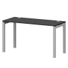 Стол на металлокаркасе Смарт СМС25-П-10К.60.Пр50 Графит/Белый (1000x600x750)