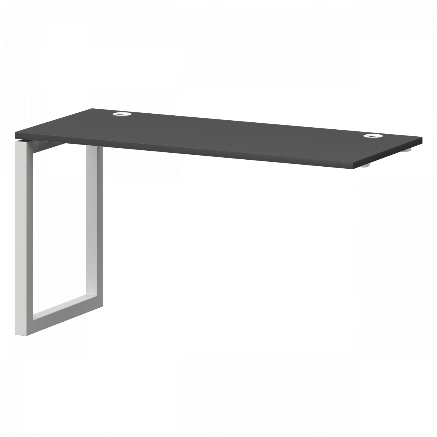 Модуль линейный на металлокаркасе Смарт СМС25-О-12К.60Э.Пр.50 Графит/Белый (1200x600x750)