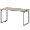Стол на металлокаркасе Смарт СМС25-О-12К.73.Пр50 Кронберг/Белый (1200x730x750)