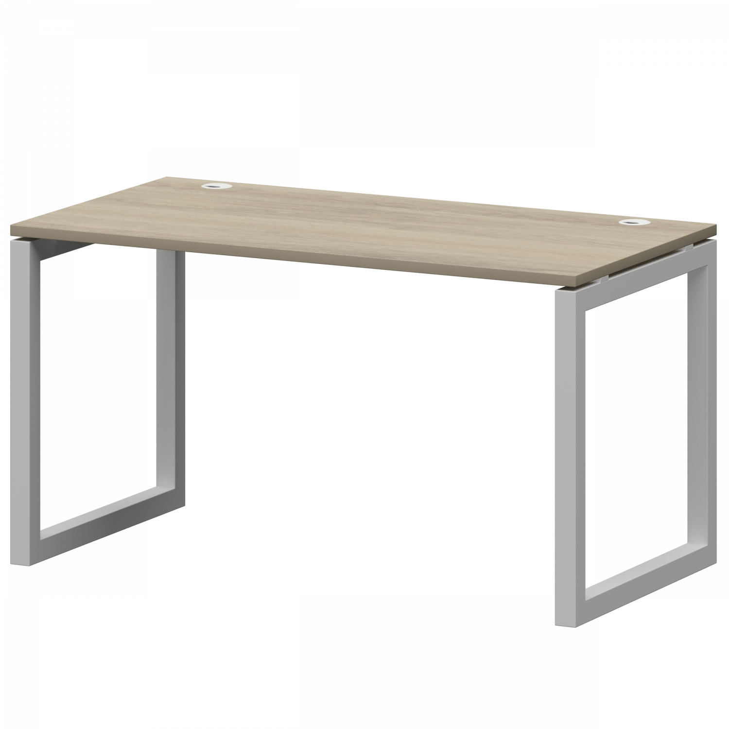 Стол на металлокаркасе Смарт СМС25-О-12К.73.Пр50 Кронберг/Белый (1200x730x750)