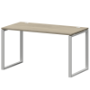 Стол на металлокаркасе Смарт СМС25-О-18К.73.Пр25 Кронберг/Белый (1800x730x750)