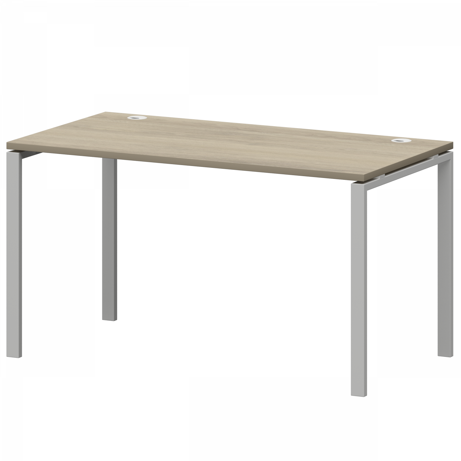 Стол на металлокаркасе Смарт СМС25-П-10К.73.Пр25 Кронберг/Белый (1000x730x750)