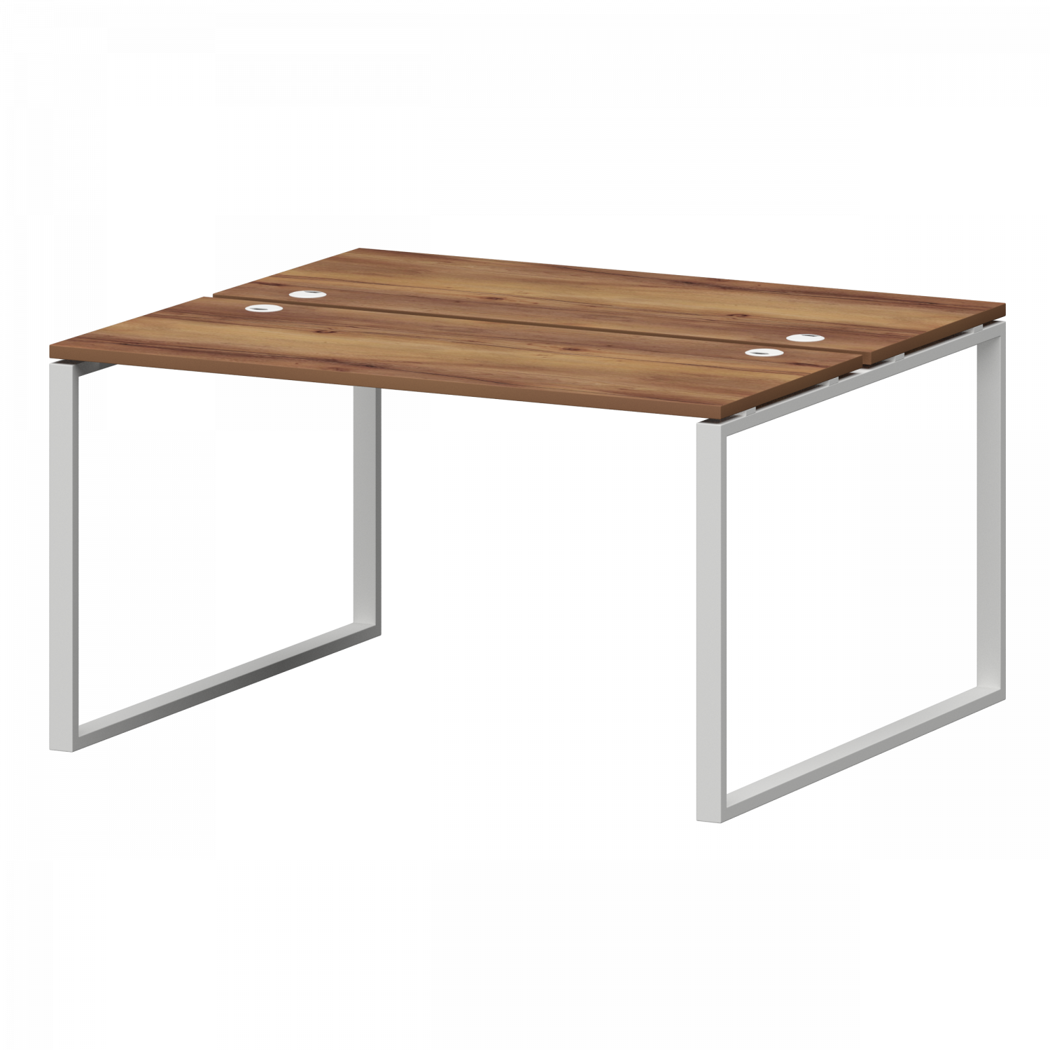 Бенч двойной на металлокаркасе Смарт СМС2-О-10К.120.Пр25 Таксония/Белый (1000x1236x750)