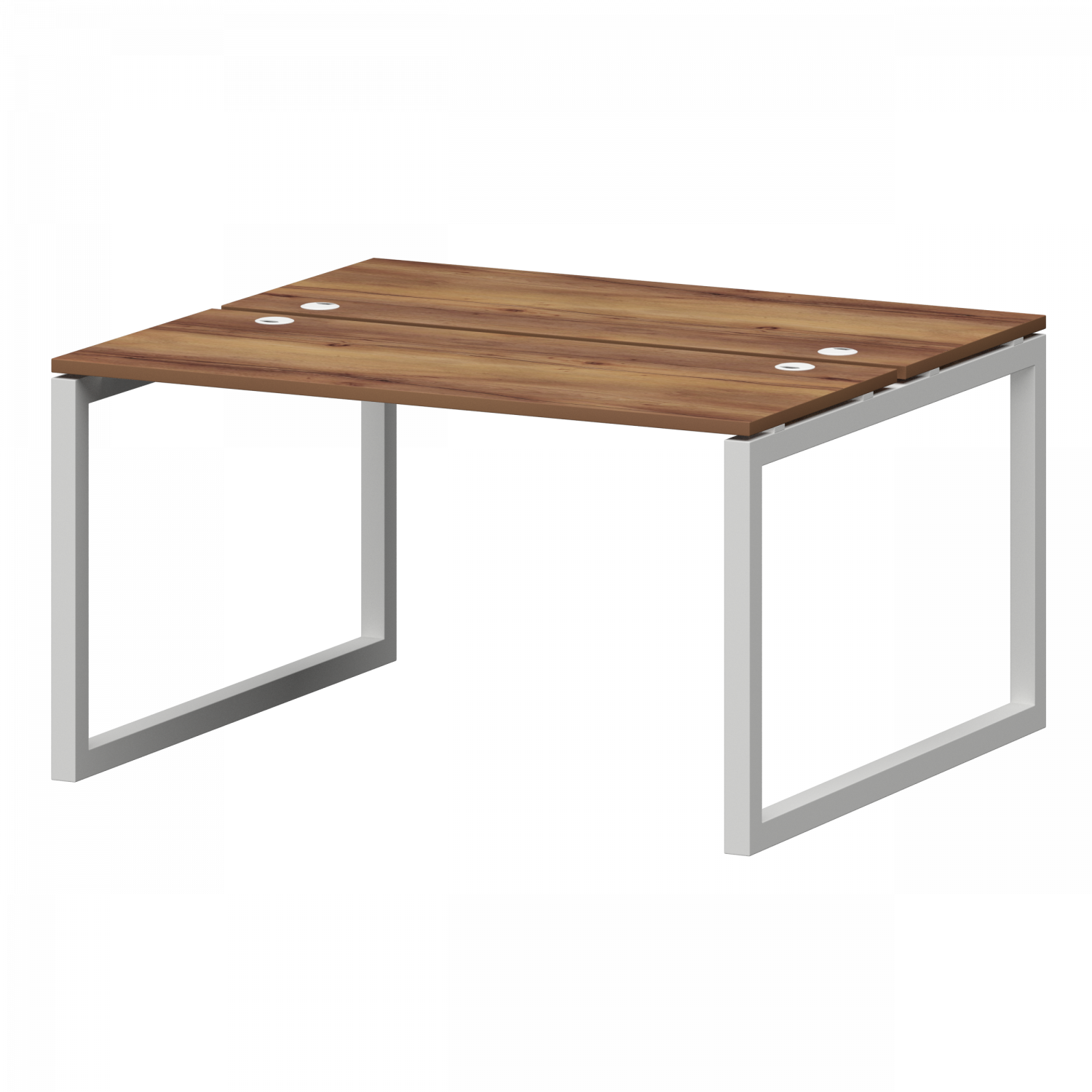 Бенч двойной на металлокаркасе Смарт СМС2-О-10К.120.Пр50 Таксония/Белый (1000x1236x750)