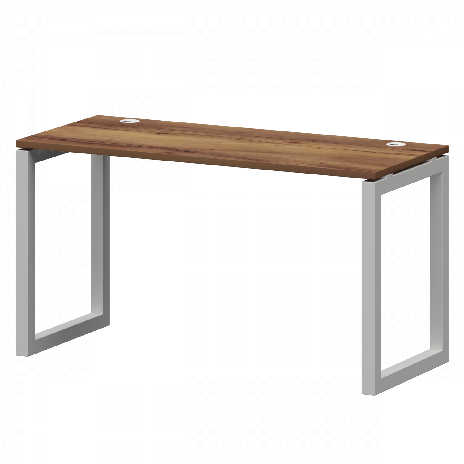 Стол на металлокаркасе Смарт СМС25-О-18К.60.Пр50 Таксония/Белый (1800x600x750)