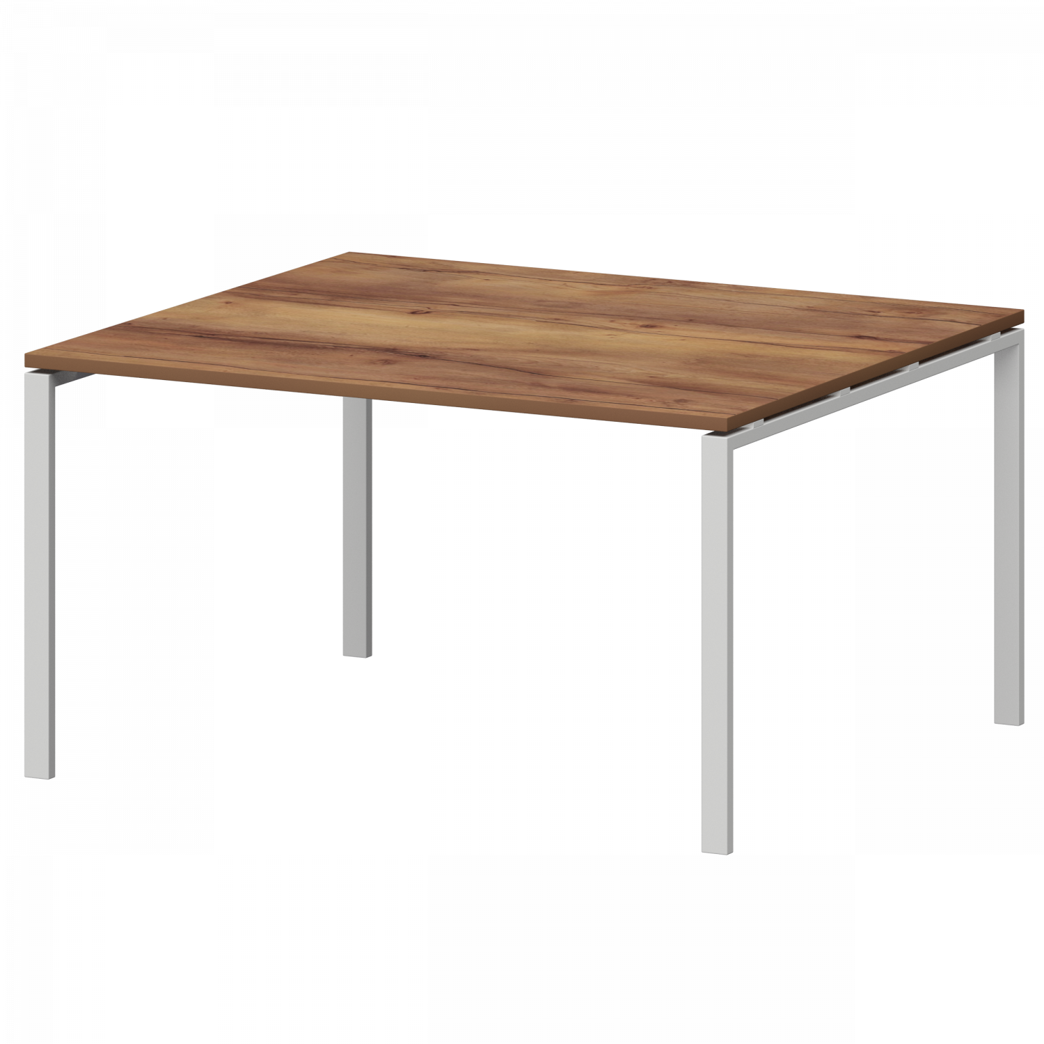 Стол переговорный на металлокаркасе Смарт СМСП-П-18.123.Пр25 Таксония/Белый (1800x1236x750)