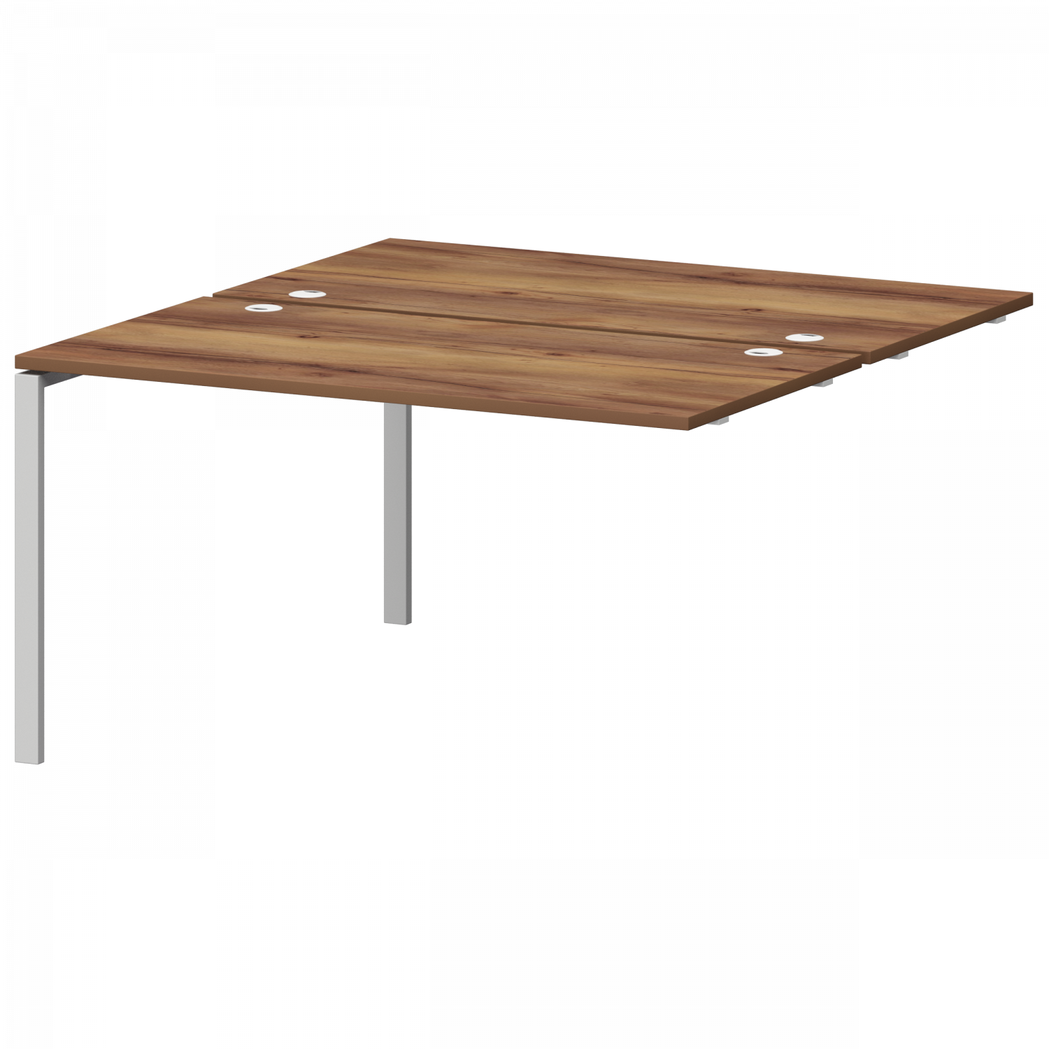 Модуль двойной универсальный на металлокаркасе Смарт СМС2-П-12К.149Э.Пр25 Таксония/Белый (1200x1496x750)