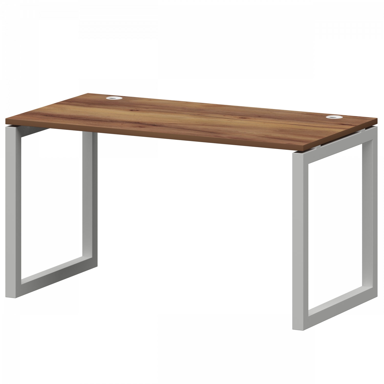 Стол на металлокаркасе Смарт СМС25-О-14К.73.Пр50 Таксония/Белый (1400x730x750)