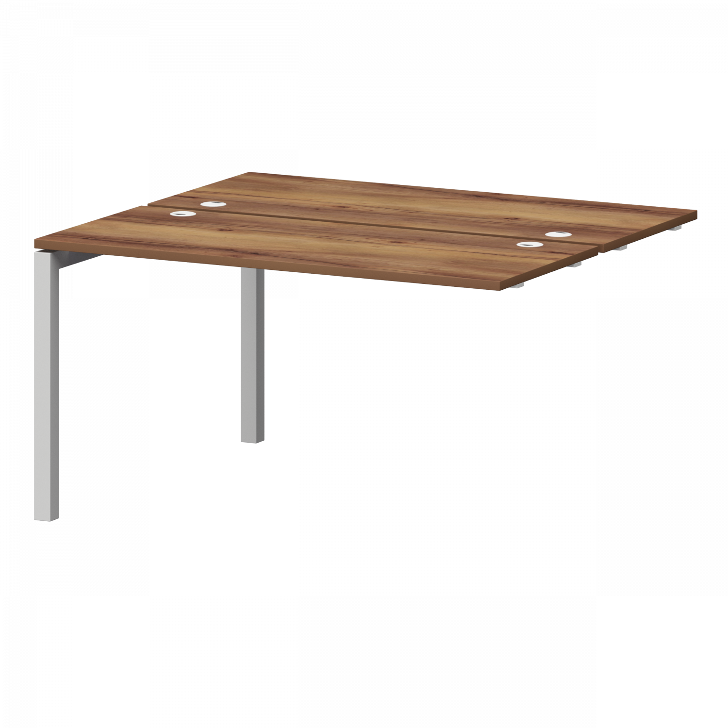 Модуль двойной универсальный на металлокаркасе Смарт СМС2-П-18К.120Э.Пр50 Таксония/Белый (1800x1236x750)