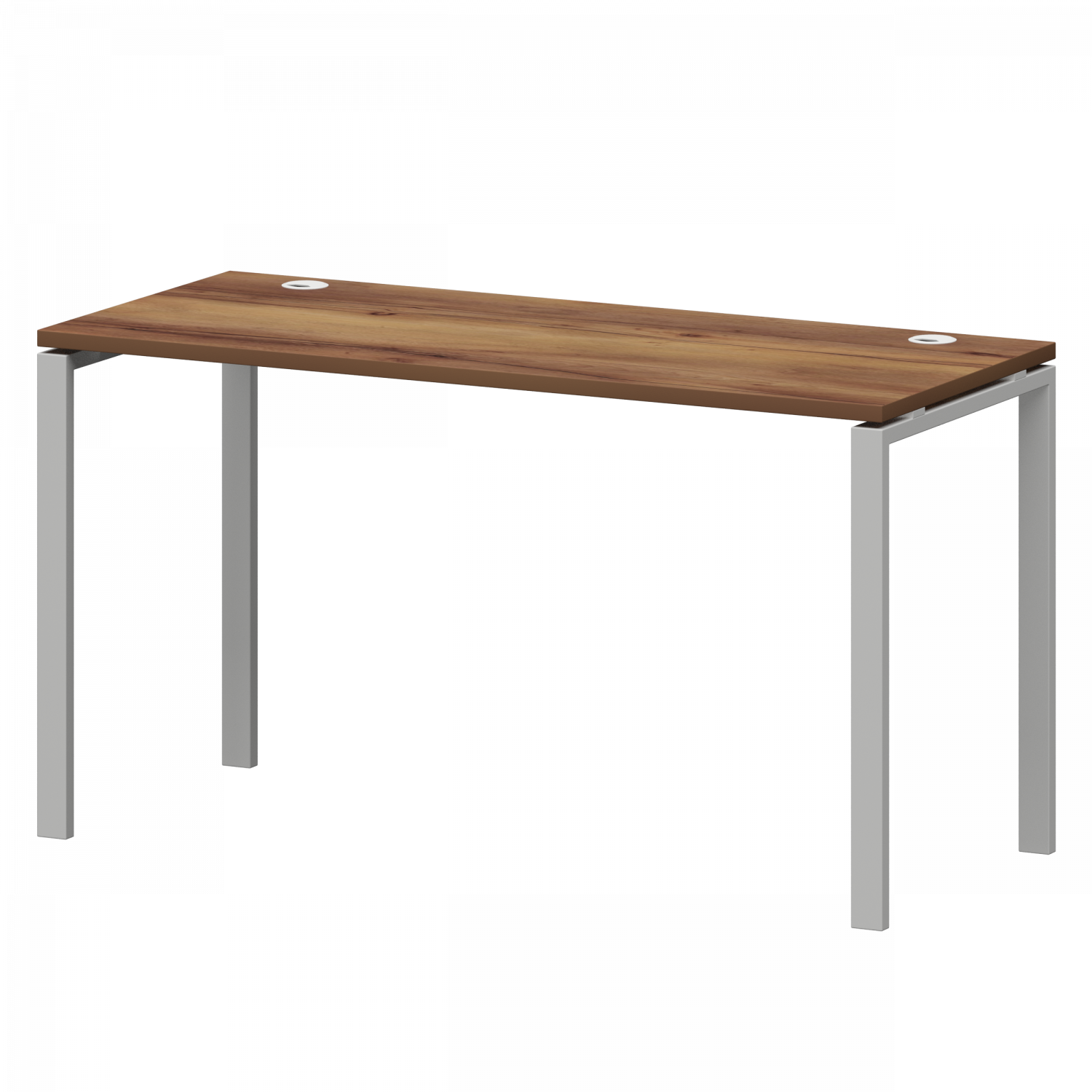 Стол на металлокаркасе Смарт СМС25-П-18К.60.Пр25 Таксония/Белый (1800x600x750)