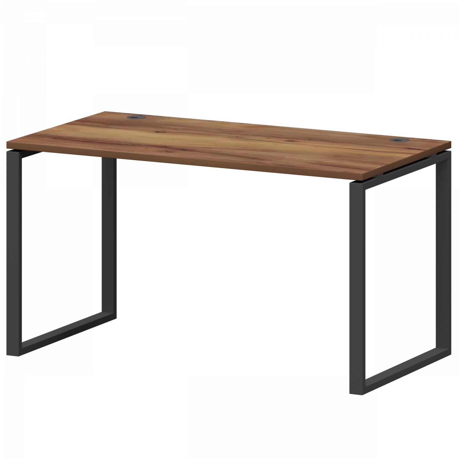 Стол на металлокаркасе Смарт СМС25-О-12К.73.Пр25 Таксония/Антрацит (1200x730x750)