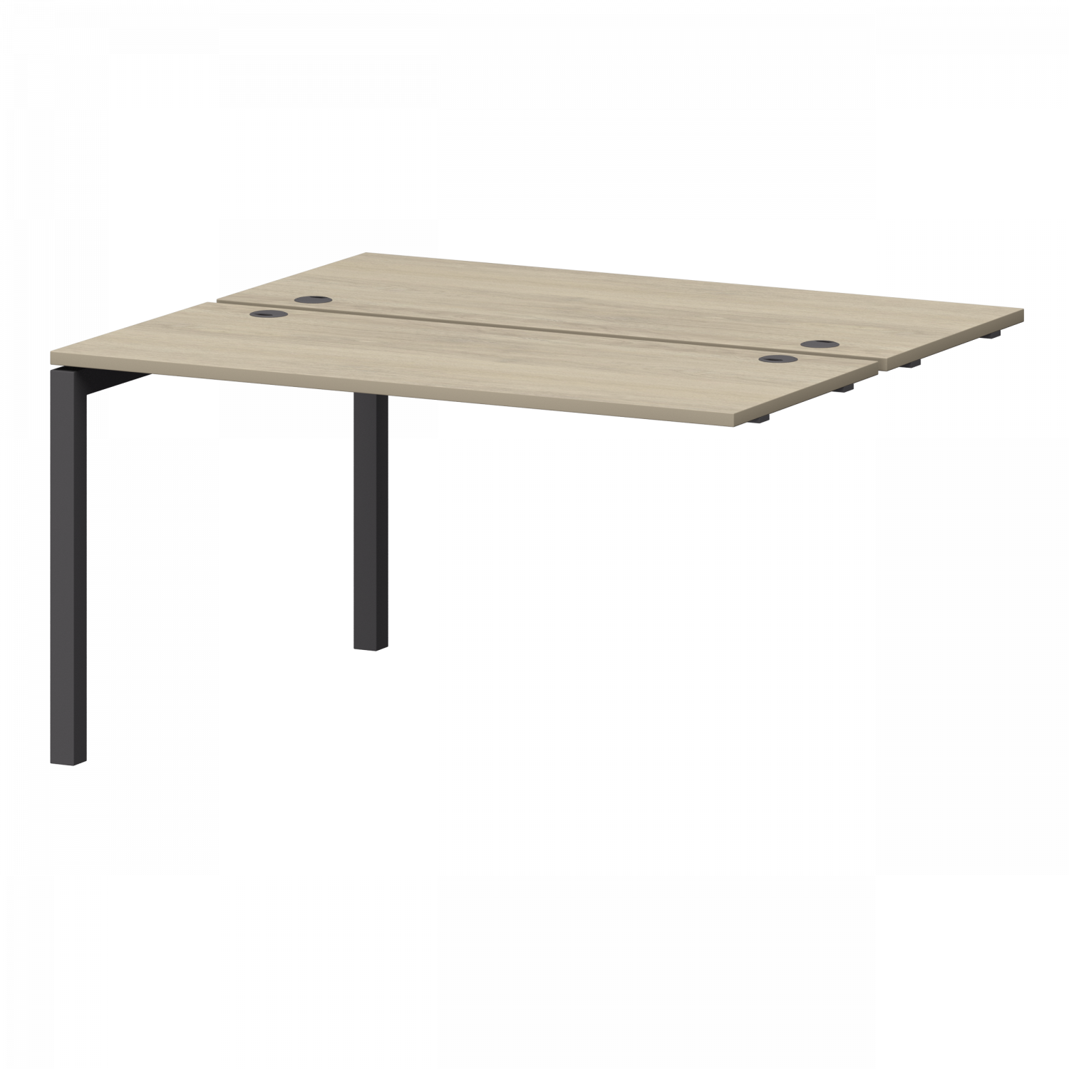 Модуль двойной универсальный на металлокаркасе Смарт СМС2-П-14К.120Э.Пр50 Кронберг/Антрацит (1400x1236x750)