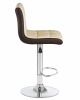 Стул барный DOBRIN CANDY, кремово-коричневый
