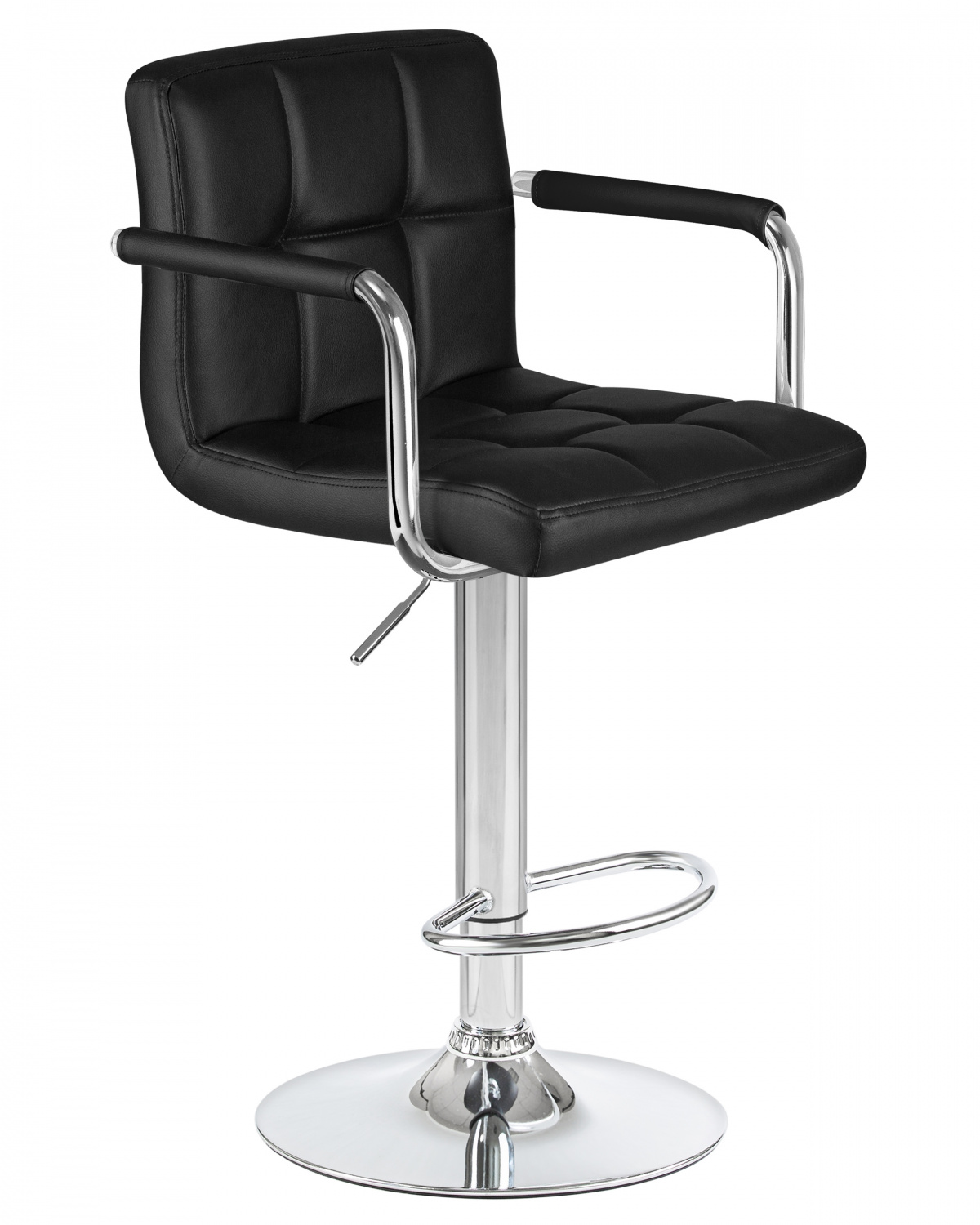 Стул барный DOBRIN KRUGER ARM, чёрный