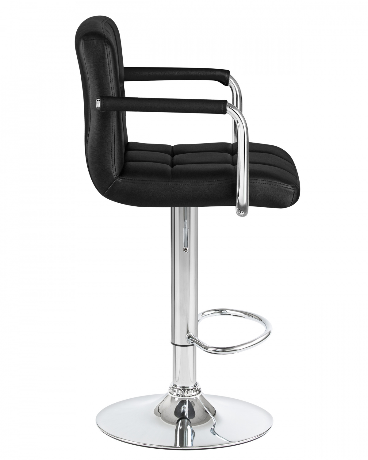 Стул барный DOBRIN KRUGER ARM, чёрный