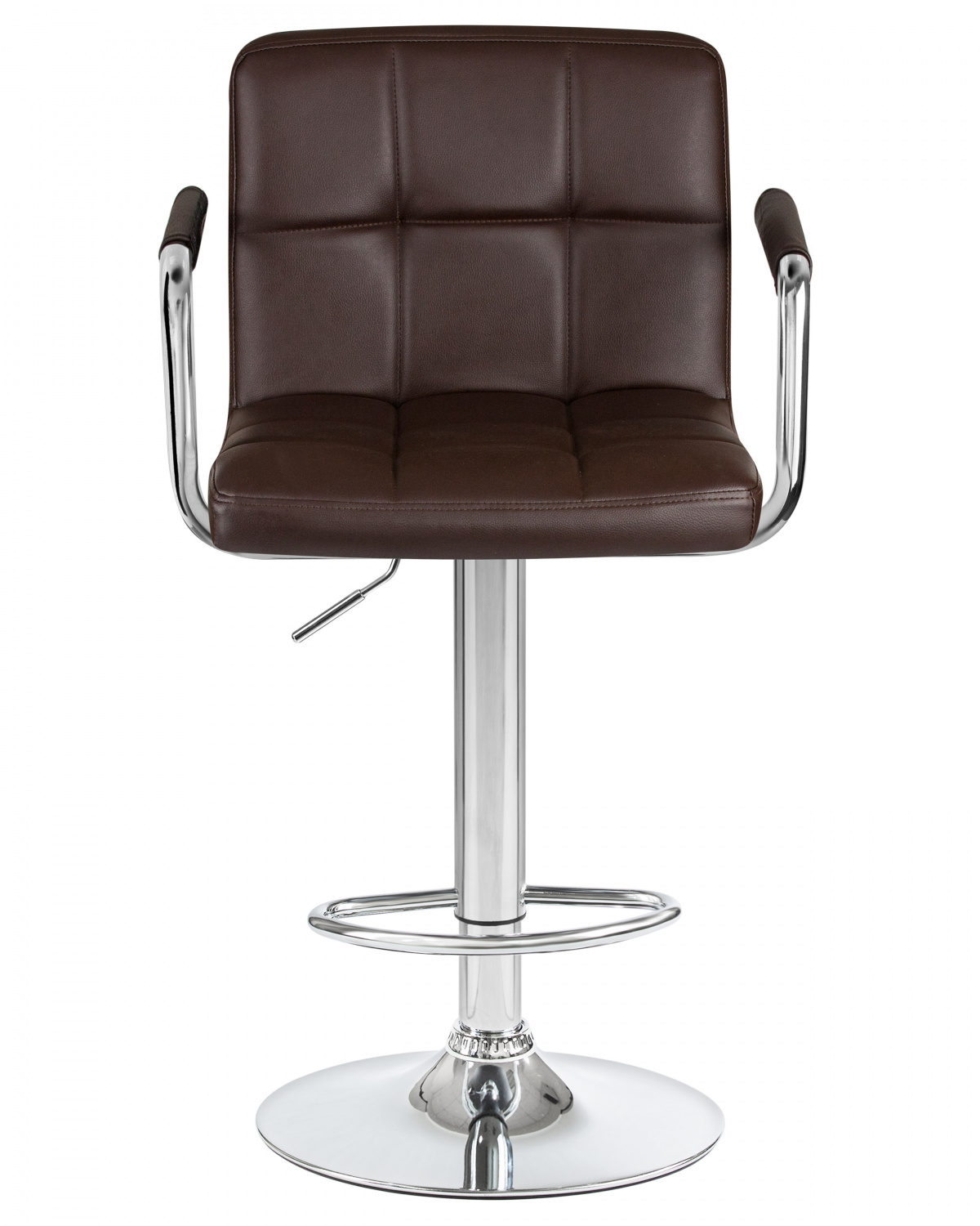 Стул барный DOBRIN KRUGER ARM, коричневый