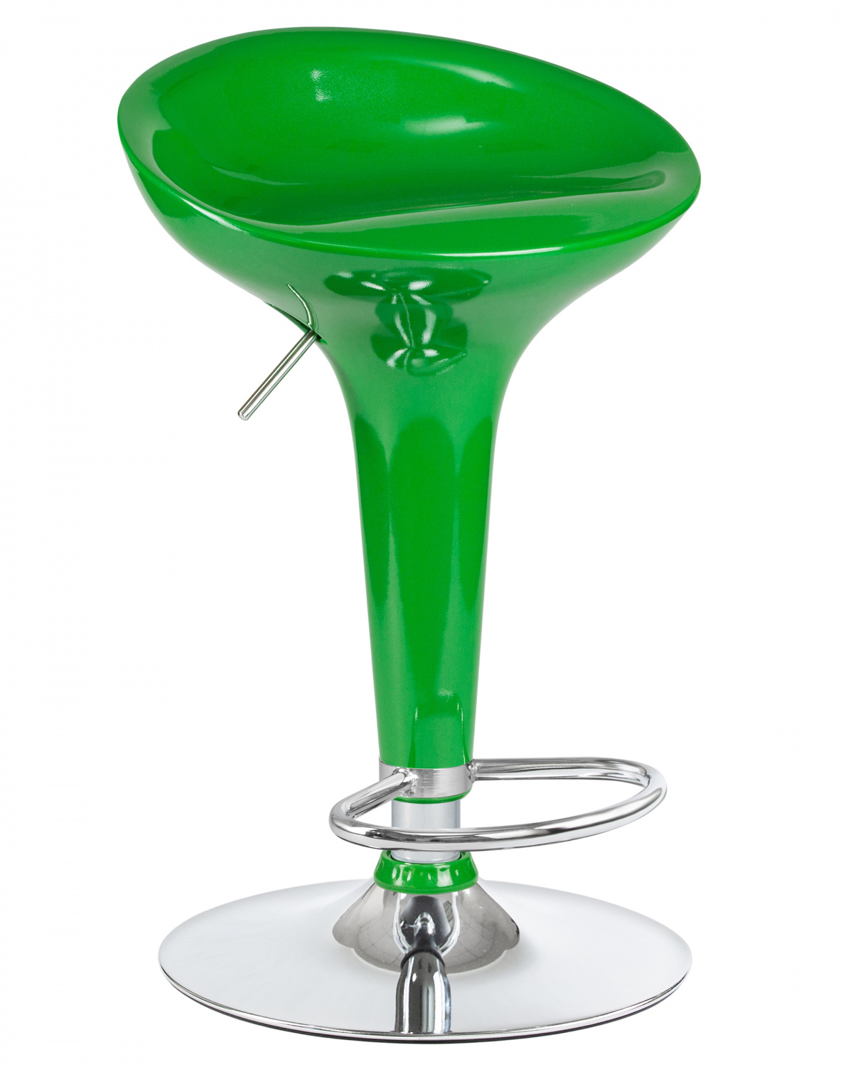 Стул барный DOBRIN BOMBA, зелёный металлик