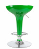 Стул барный DOBRIN BOMBA, зелёный металлик