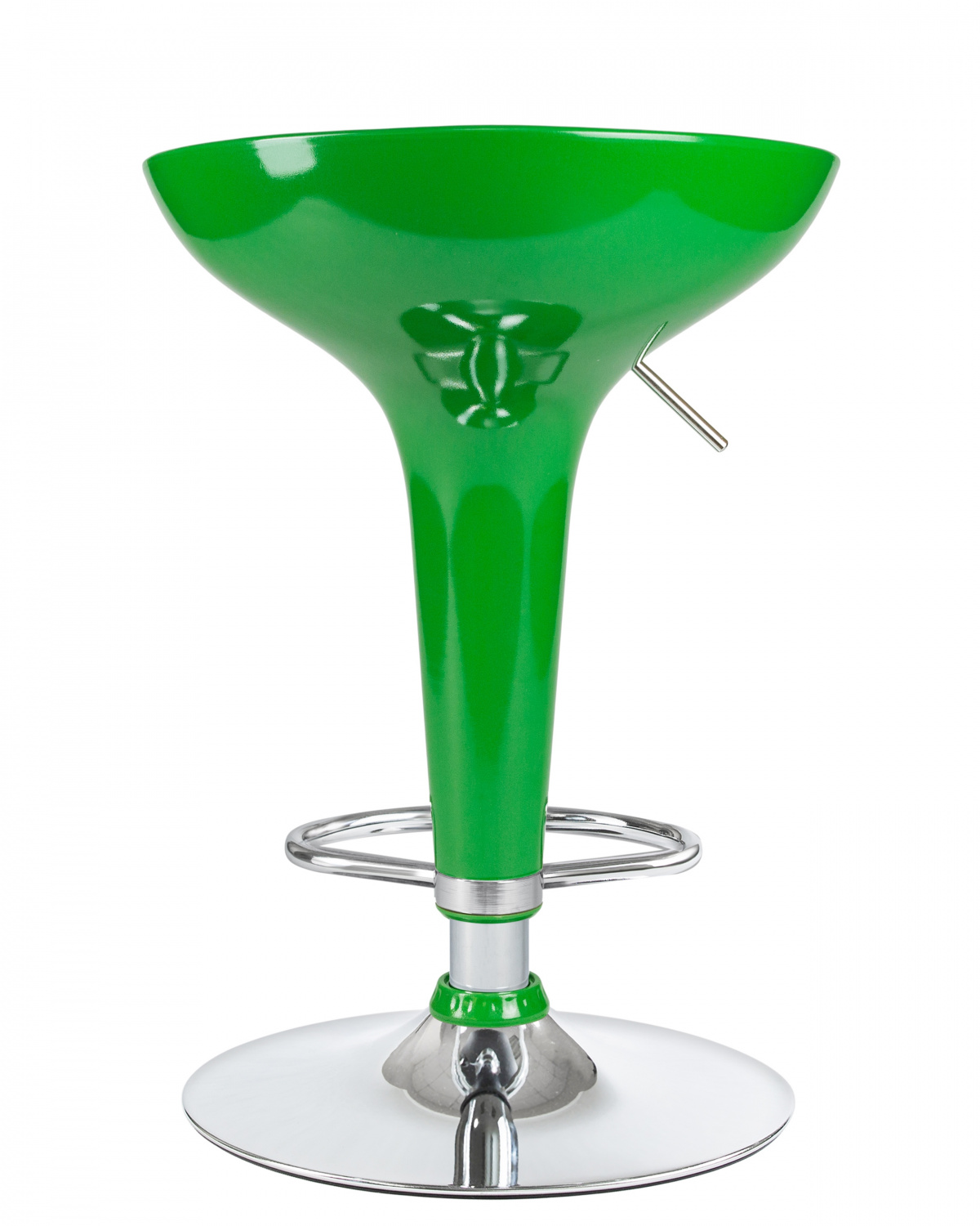 Стул барный DOBRIN BOMBA, зелёный металлик