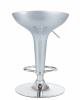 Стул барный DOBRIN BOMBA, серебряный металлик