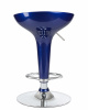 Стул барный DOBRIN BOMBA, синий металлик