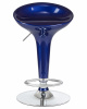 Стул барный DOBRIN BOMBA, синий металлик