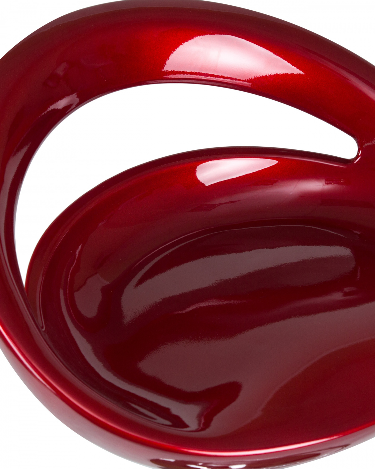 Стул барный DOBRIN DISCO, бордовый металлик