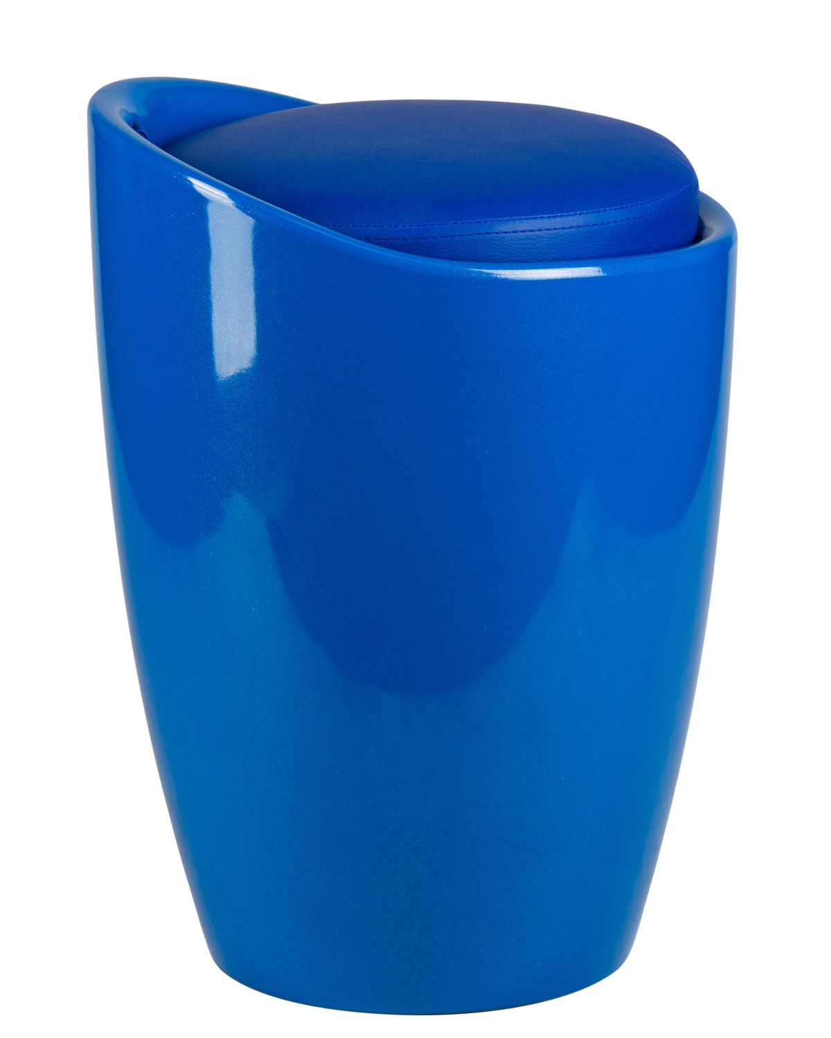 Табурет с местом для хранения LM-1100, голубой