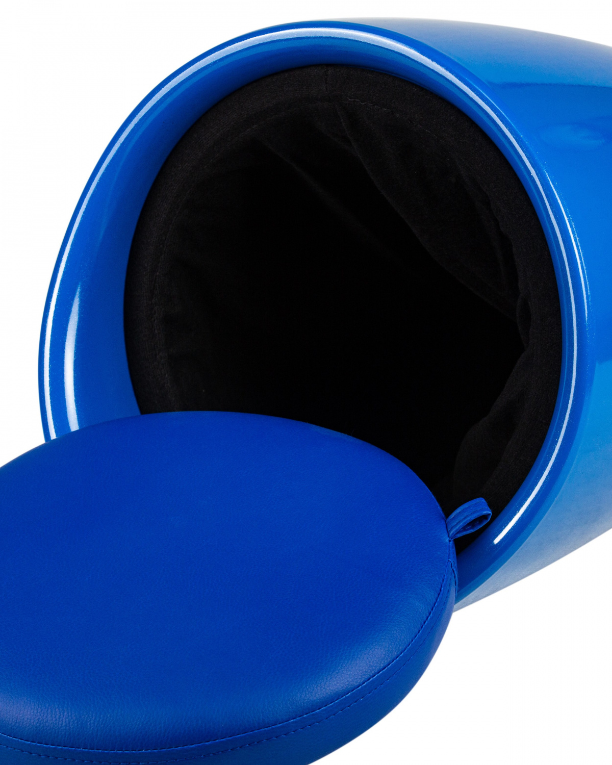 Табурет с местом для хранения LM-1100, голубой