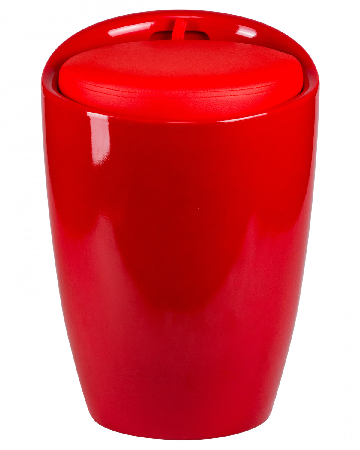 Табурет с местом для хранения LM-1100, красный